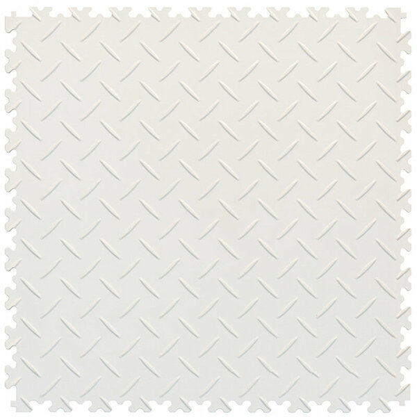 Witte pvc kliktegels