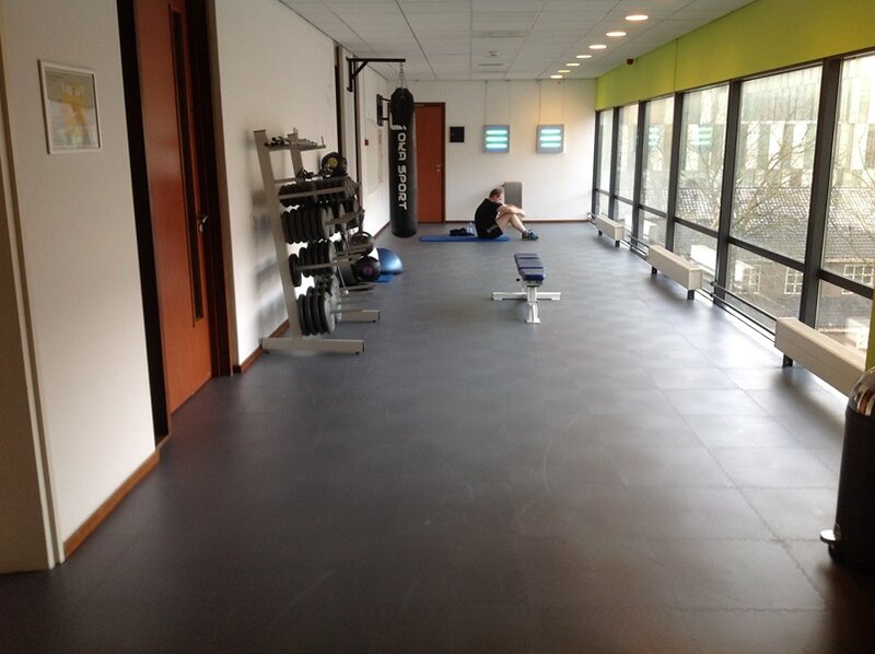 Vloer fitnessruimte