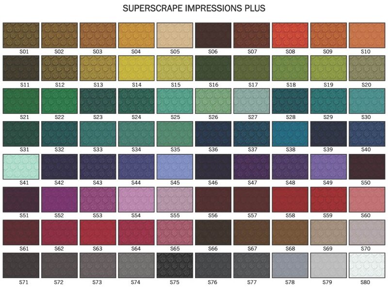 Kleuren Superscrapermatten