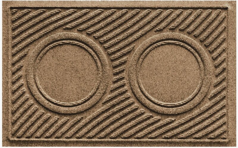 Waterhog Honden Voerbakmat / Drinkbakmat Waves 46&times;90 cm