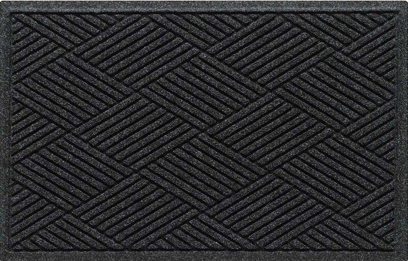 Deurmat WaterHog Diamond Charcoal 60x90 cm