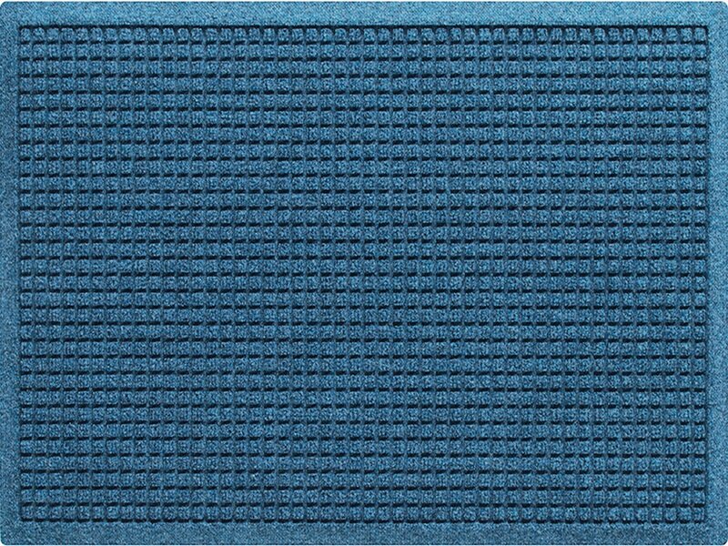 Deurmat WaterHog Square Blue 60x90 cm