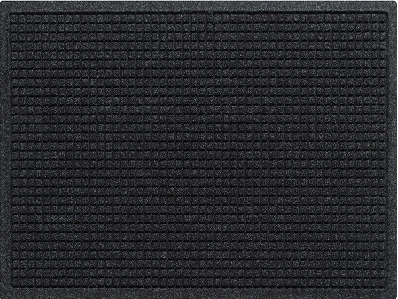 Deurmat WaterHog Square Charcoal 60x90 cm