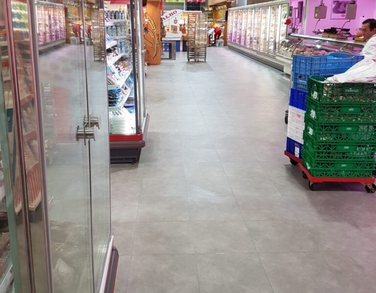 Supermarktvloer