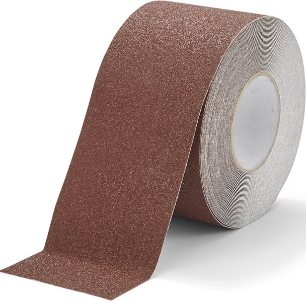 Antisliptape korrel fijn 100 mm bruin