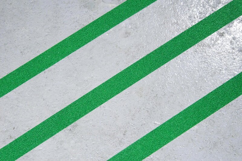 Antisliptape in de kleur groen