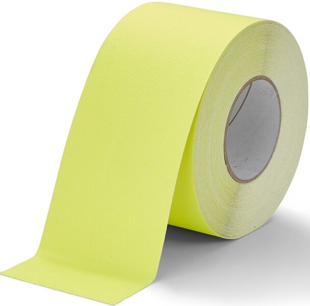 Antisliptape korrel fijn 100 mm fluor geel