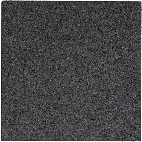 BoSoft rubberen balkontegel tegel 25 mm zwart