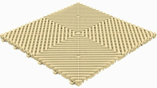 BoDeck garagevloeren 18 mm&ndash;beige-open kliktegels 