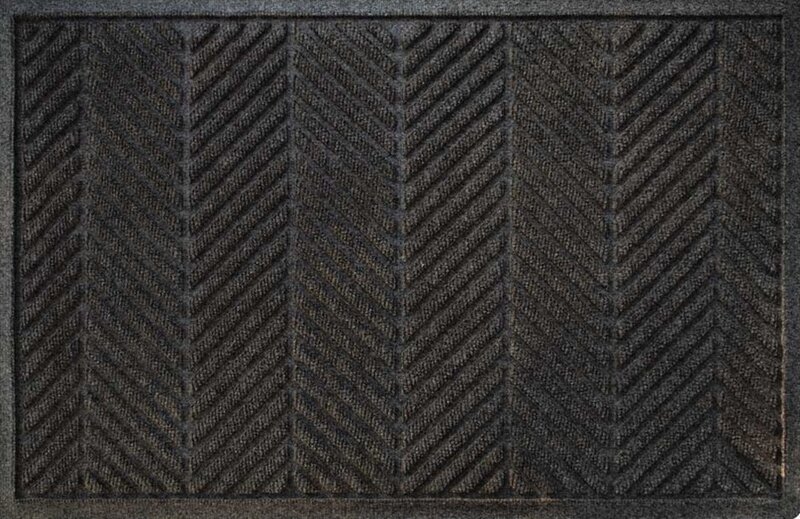 Deurmat WaterHog Herringbone Charcoal 180x250 cm