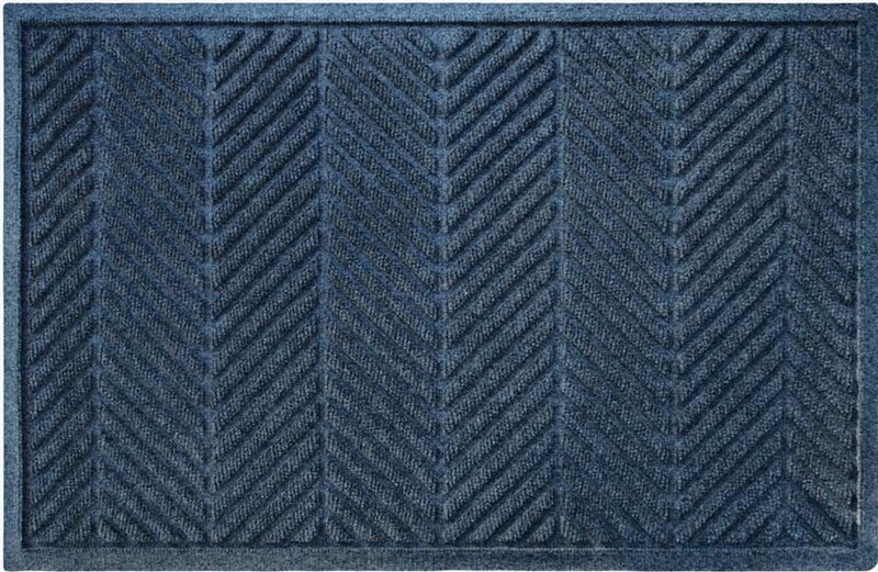 Deurmat WaterHog Herringbone Navy Blue 115x180 cm