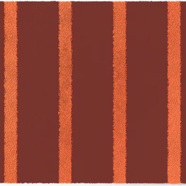 ColorStar- Lines- binnendeurmat-bruin-zalm-60x85 cm