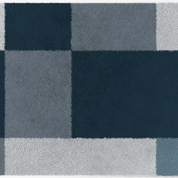 ColorStar Blocks binnendeurmat-koelgrijs-85x150 cm