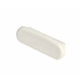 Embout pour profil&eacute; de garde-corps d&#039;escalier en PVC F408-018 blanc nacr&eacute;