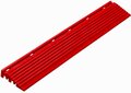 Afwerkrand recht voor 18 mm PP kliktegels rood