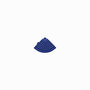 Pi&egrave;ce d'angle de finition pour carrelage clic 18 mm  |bleu outremer