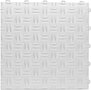 BoDiamond-Garagetegels-18 mm&ndash;wit-alu-traanplaatmotief 