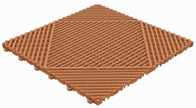 Dalle clipsable BoClassic terracotta
