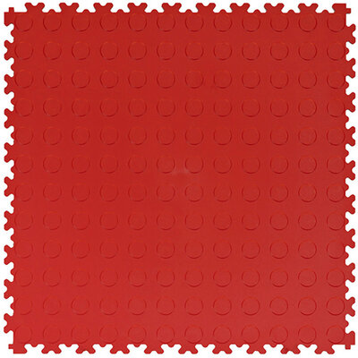 Dalle PVC clic 5 mm BoSinco goujons rouge