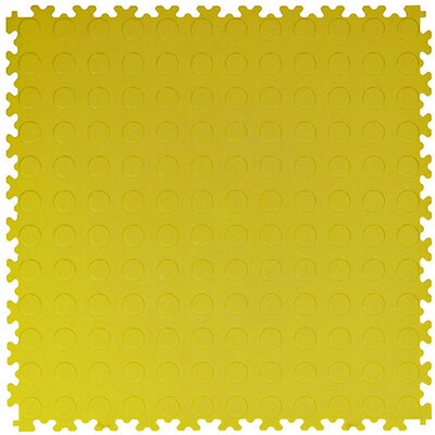 Dalle PVC clic 5 mm BoSinco goujons jaune