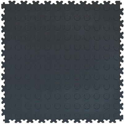 Dalle PVC clic 7 mm BoSepta gaujons anthracite Dalle PVC clic 7 mm BoSepta gaujons anthracite