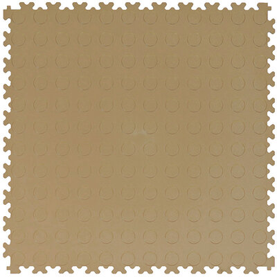 Dalle PVC clic 7 mm BoSepta gaujons beige