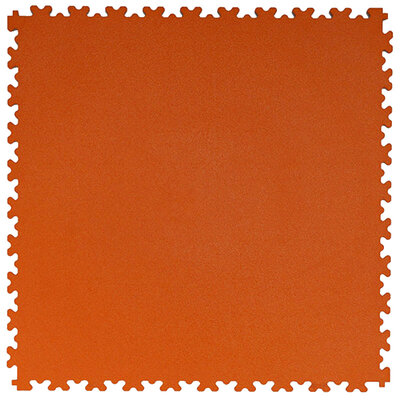 Dalle PVC clic 9 mm BoNueva granulé orange