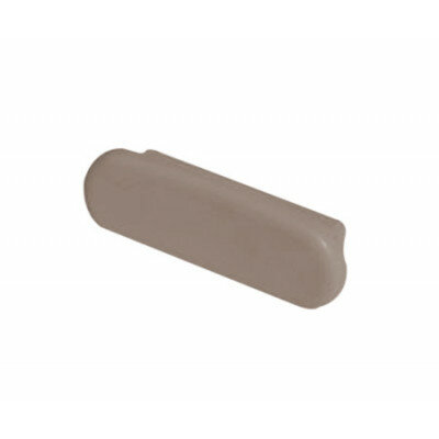Embout pour profilé de garde-corps d'escalier en PVC F408-031 gris-brun