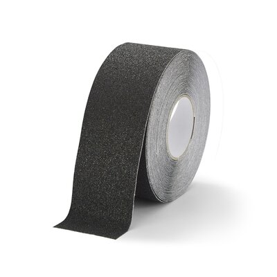 Bande antidérapante grain rugueux 75 mm noir