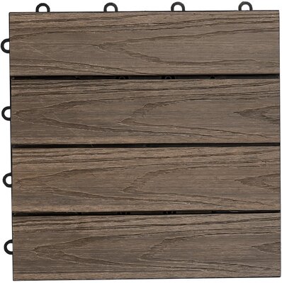 Tuile Ă  encliqueter structure en bois WPC antracite Tuile Ă  encliqueter structure en bois WPC antracite