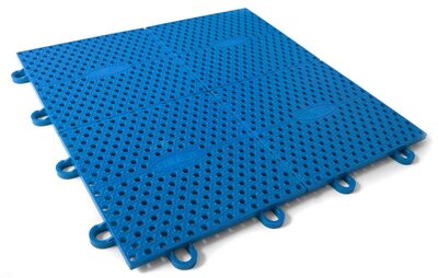 Sol sportif Jugar-Tile Outdoor Tennis bleu foncé