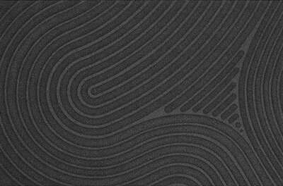 Paillasson WaterHog Fingerprint Charcoal 55x85 cm