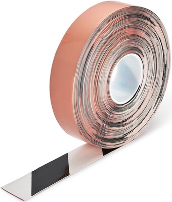 LeanLine Pro Hazard Bande de marquage au sol 50 mm blanc-noir