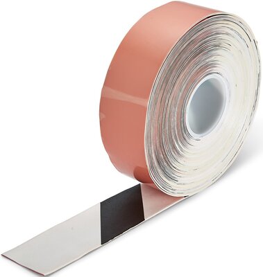 LeanLine Pro Hazard Bande de marquage au sol 75 mm blanc-noir