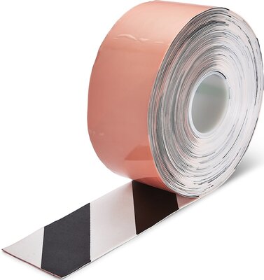 LeanLine Pro Hazard Bande de marquage au sol 100 mm blanc-noir