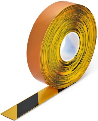 LeanLine Smooth Bande de marquage au sol 50 mm jaune-noir