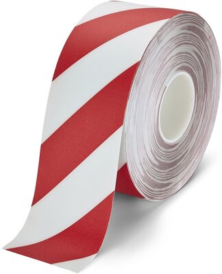 LeanLine Route Bande de marquage au sol 100 mm blanc-rouge