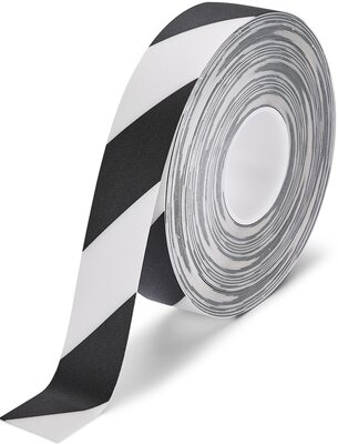 LeanLine Route Bande de marquage au sol 50 mm blanc-noir