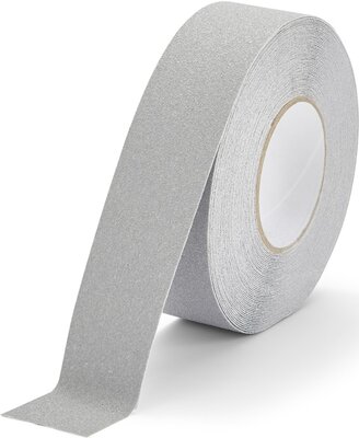 Bande antidérapante grain fin 50 mm gris