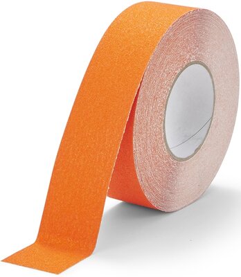 Bande antidérapante grain fin 50 mm orange
