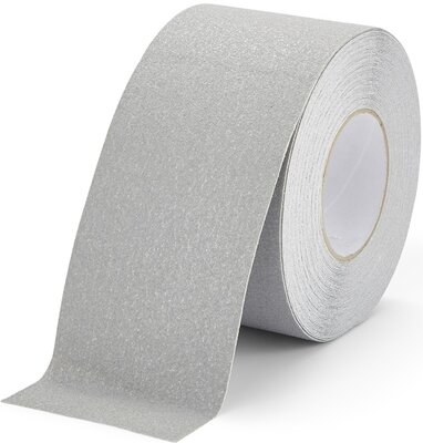 Bande antidérapante grain fin 100 mm blanc
