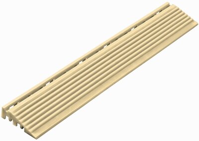 Chant de finition droit pour PP dalles clic 18 mm beige