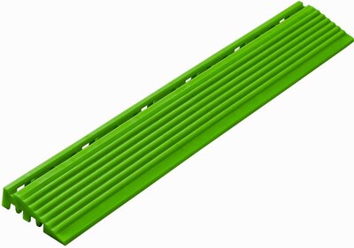 Chant de finition droit pour PP dalles clic 18 mm jaune vert
