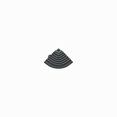 Pièce d'angle de finition pour carrelage clic 18 mm  | antracite