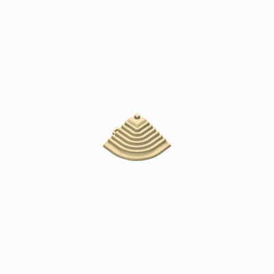 Pièce d'angle de finition pour carrelage clic 18 mm  | beige