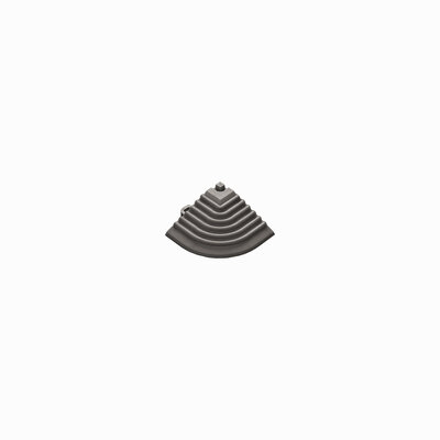 Pièce d'angle de finition pour carrelage clic 18 mm  | gris brun