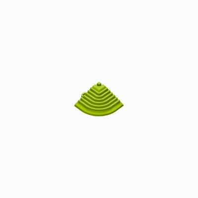 Pièce d'angle de finition pour carrelage clic 18 mm  | citron vert