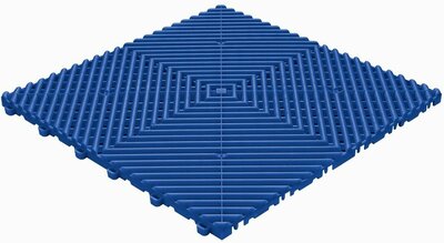 BoDeck Trend sol de balcon 18 mm – dalles ouvertes |Bleu réflexe