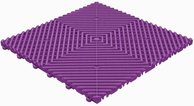 BoDeck Trend sol de balcon 18 mm – dalles ouvertes |Violet