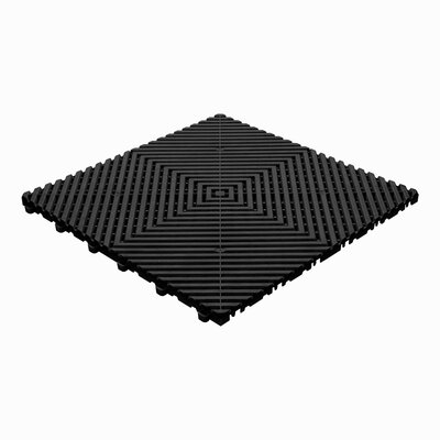 BoDeck Grid sol de balcon 18 mm – dalles ouvertes |Noir